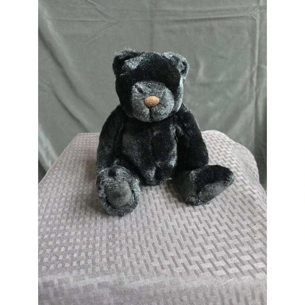 Velvete By Greek Black Bear Plush Teddy, 11 